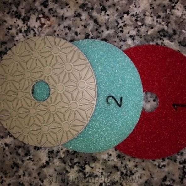 Wet Polishing Pads 3 Steps