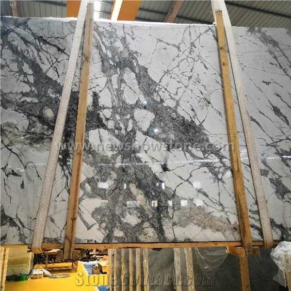 Polished Way Invisible Blue Marble from China