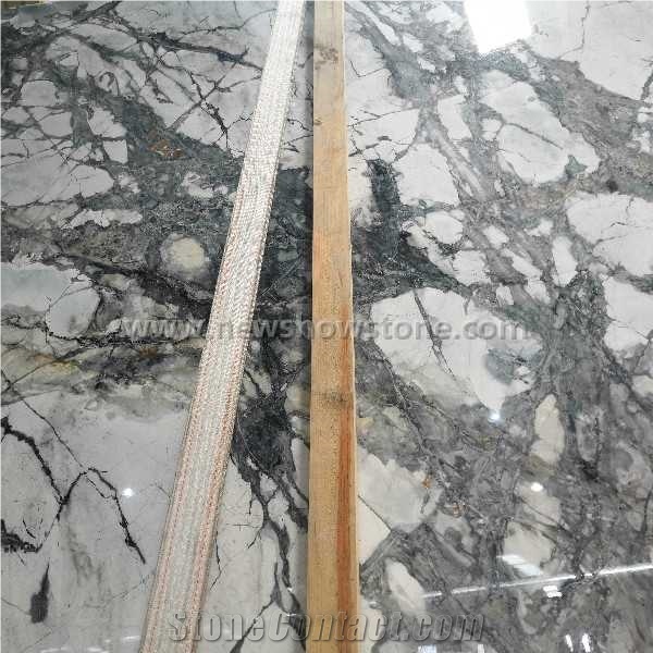 Polished Way Invisible Blue Marble from China