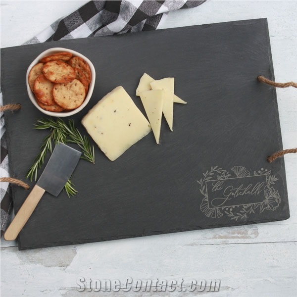Rustic Farmhouse Slate Cheese Board