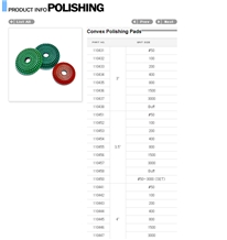 Convex Polishing Pads