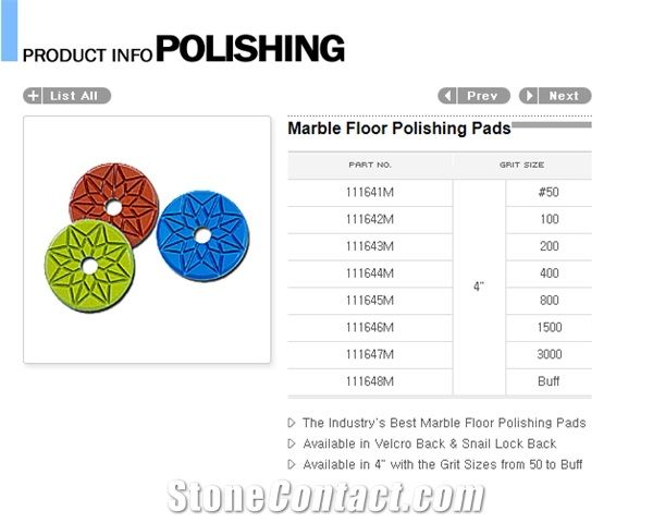 Marble Floor Polishing Pads