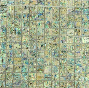 Blue Abalone Shell Mosaic Tiles Ms1001