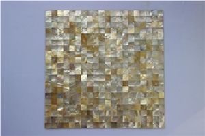 Seamless Gold Lip Seashell Mop Mosaic Msw1016