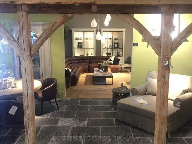 Pierre De Soignies Brushed Antique Floor Tiles