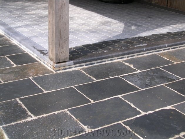 Pierre De Soignies Brushed Antique Floor Tiles