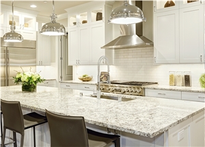Quartz Kitchen Countertop, Island Top