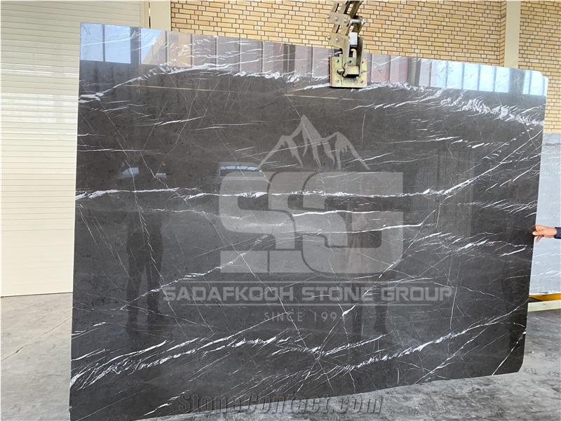 Pietra Gray Marble Tiles, Slab