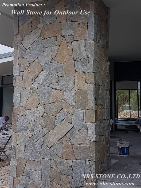 Natural Stone Outdoor Wall Cladding Covering Decor