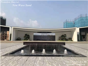New Wave Sand Granite Wall Floor Covering Project