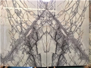 Milas Lilac Medium Marble Tile Bathroom Wall Design