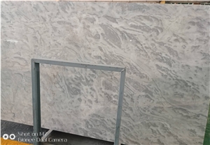 Silver Cloudy White Marble Slab,Fantasy Spray Vein
