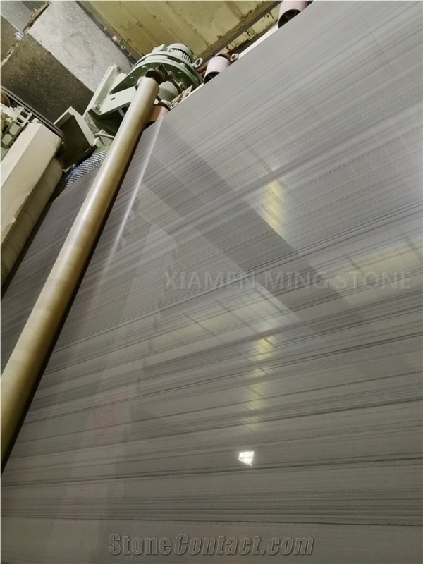 Striato Grigio Linlang Grey Wood Vein Marble Slab,Vein Cut Slab