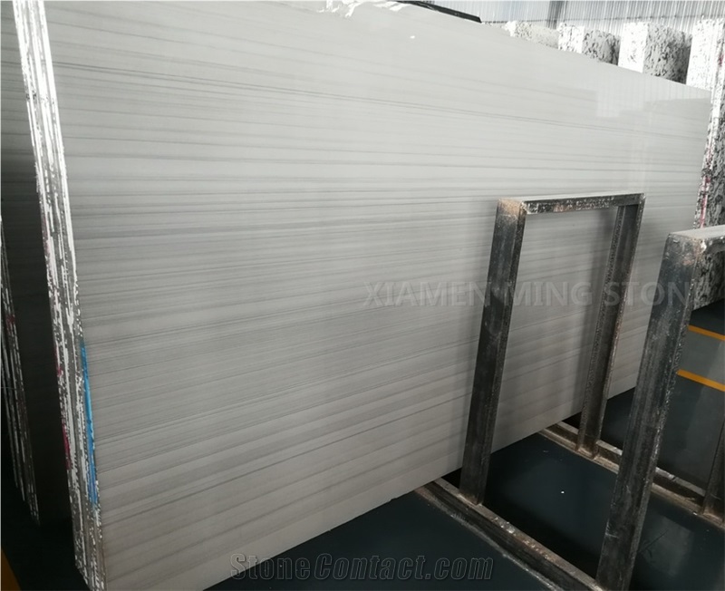 Striato Grigio Linlang Grey Wood Vein Marble Slab,Vein Cut Slab