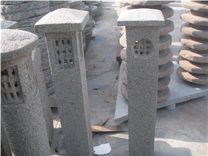 Garden Lanterns in Blue Lime Stone