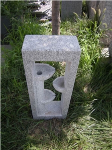 Small Fountain Stone in Grey Granite G654 Outdoor