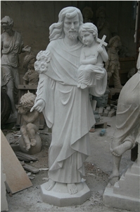 Stone Virgin Mary Statues with Baby