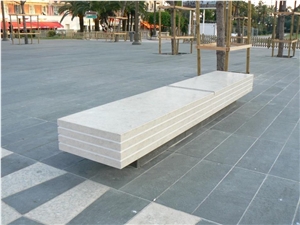 Moleanos Beige Limestone Benches