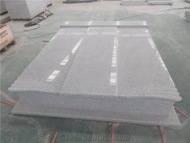 G603 Grey Granite Engraved Tombstones Monuments