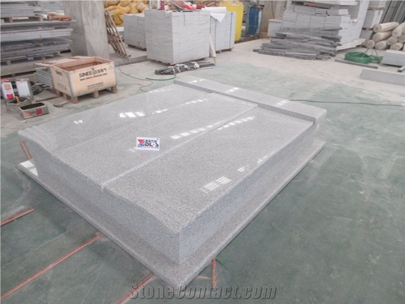 G603 Grey Granite Engraved Tombstones Monuments