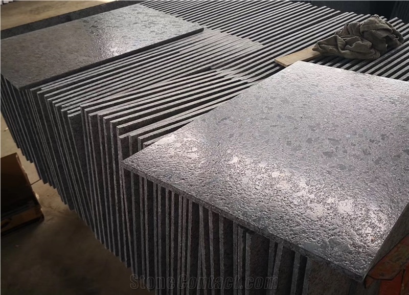 Leathered,Steel Grey Granite,Tiles and Slabs