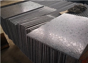 Leathered,Steel Grey Granite,Tiles and Slabs