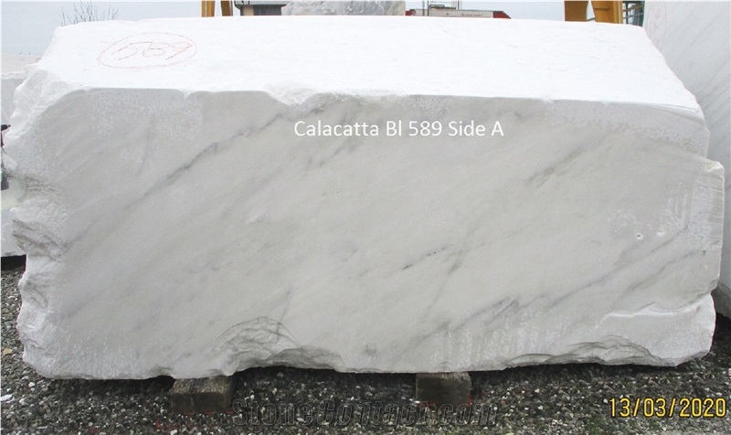 Calacatta Bianco Spino Marble Blocks