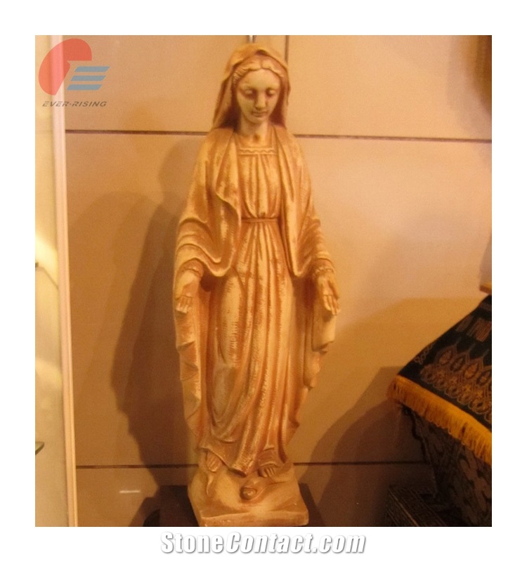 Marble Material Antiqued Maria Sclupture