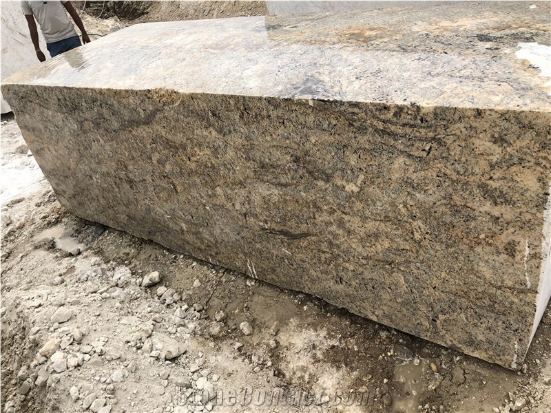 Alaska Gold Granite Blocks