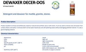 Bellinzoni Decer Dos Wax Remover