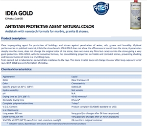 Bellinzoni Idea Gold-High Performance Water and Oil Repellent