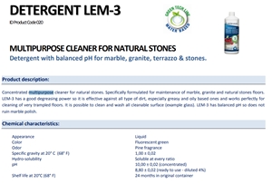 Lem-3 Detergent Neutral Multipurpose Cleaner