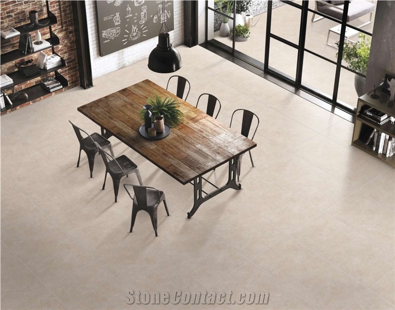 Neyzen Cream Porcelain Floor Tiles