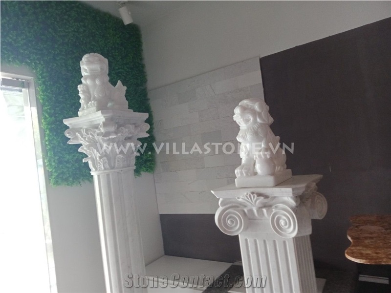Viet Nam Pure White Marble by Decoraction