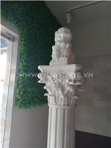 Viet Nam Pure White Marble by Decoraction