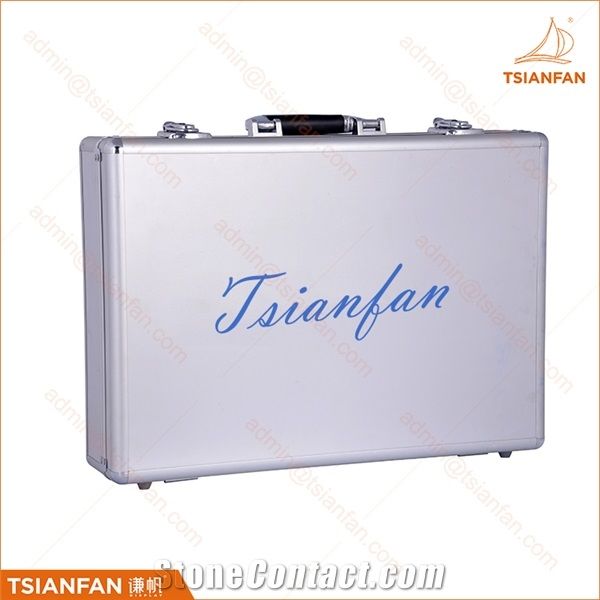 Stone Quartz Aluminumn Display Sample Suitcase