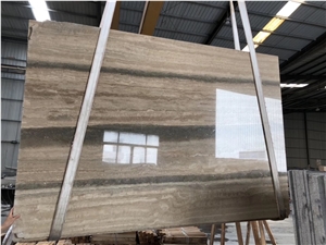 Affordable Silver Travertine Polished Slabs