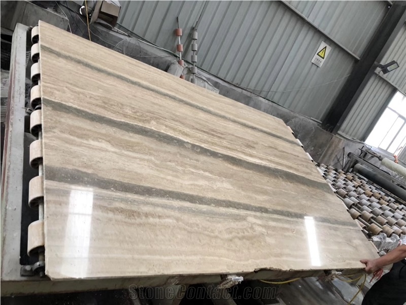 Affordable Silver Travertine Polished Slabs