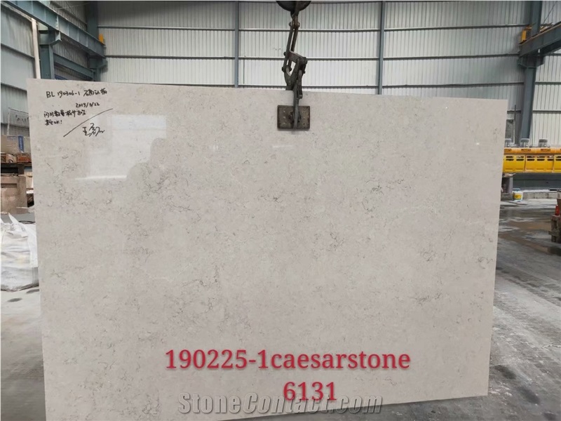 Bianco Drift Artificial Quartz Stone for Kitchen