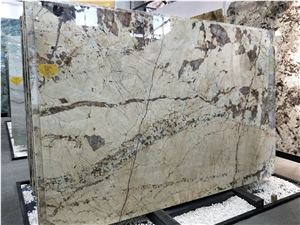 Brazil Havana Gold Granite Slabs for Hotel Project