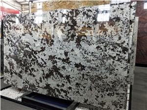 Brazil Snow Mountain Silver Fox Granite Slabs Brazil Snow Mountain Silver Fox Granite Slabs