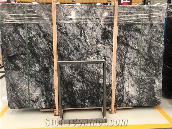 Brazilian Agate Black Marble for Vanity Top