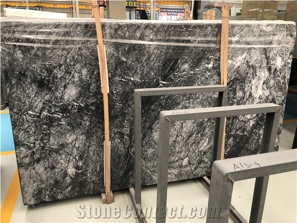 Brazilian Agate Black Marble for Vanity Top