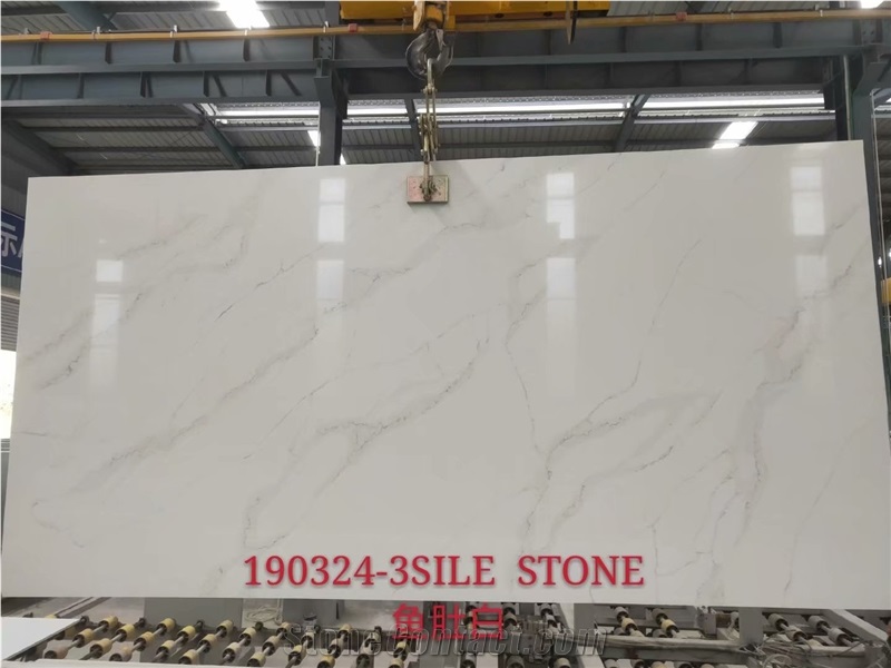 Calacatta Gold Engineered Quartz Stone for Vanity