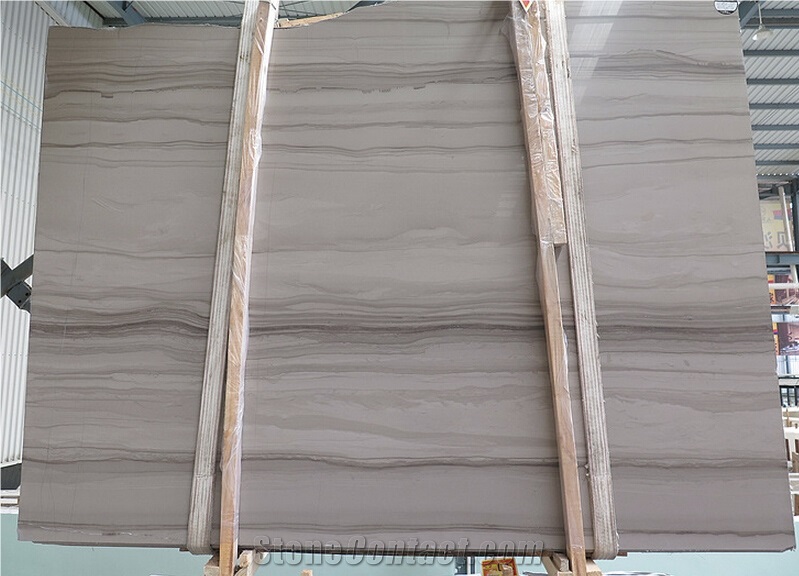 China Athens Grey Wood Marble Polished Good Price