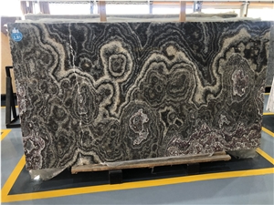China Black Dragon Onyx Slabs for Wall Decoration