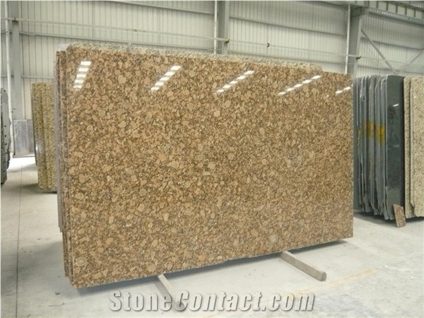 Giallo Fiorito Granite for Cabinet Countertop