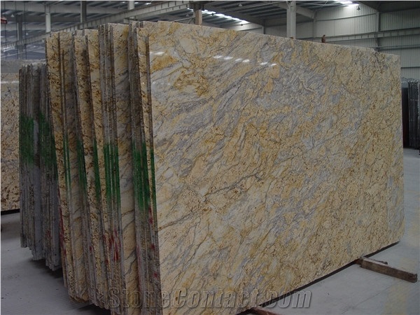 Golden Giallo Granite for Kitchen Countertop
