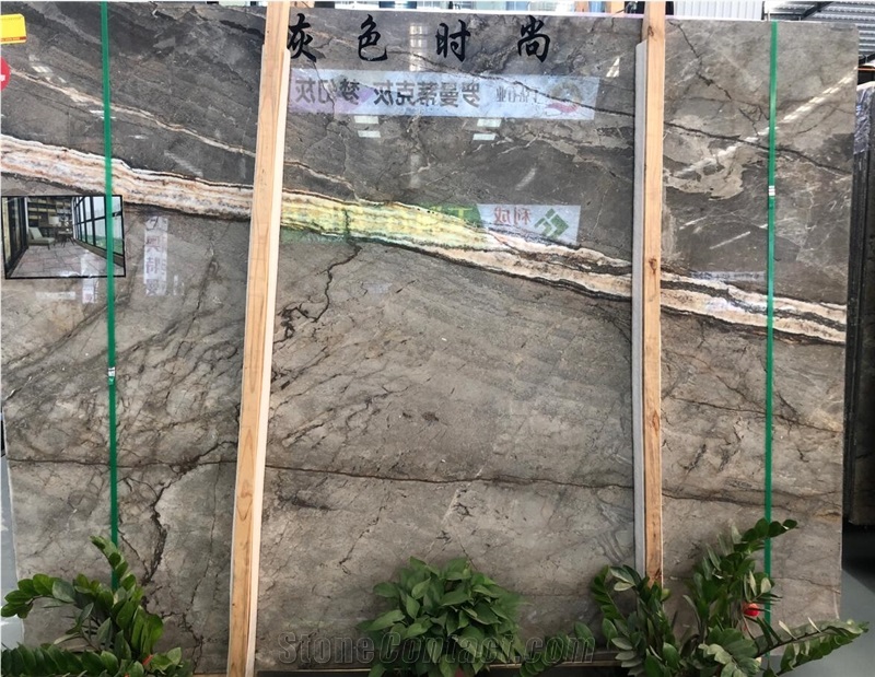 Good Quality Alps Brown Marble for Home Decor