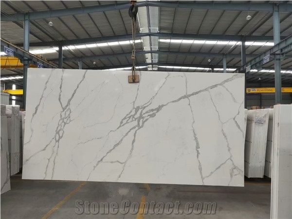 High Quality Calacatte Novo White Quartz